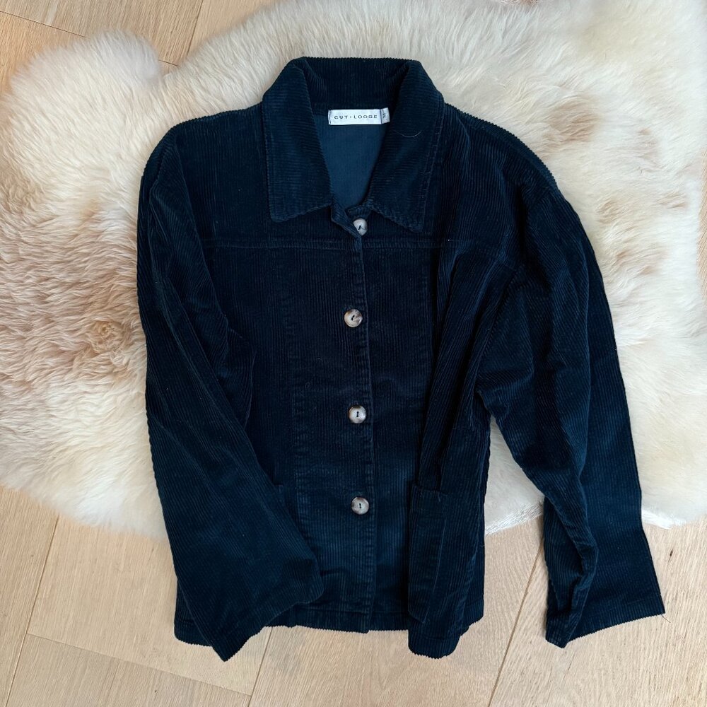 Cut Loose Lux Corduroy Cropped Jacket